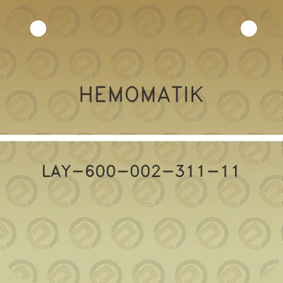 hemomatik-lay-600-002-311-11