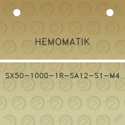 hemomatik-sx50-1000-1r-sa12-s1-m4