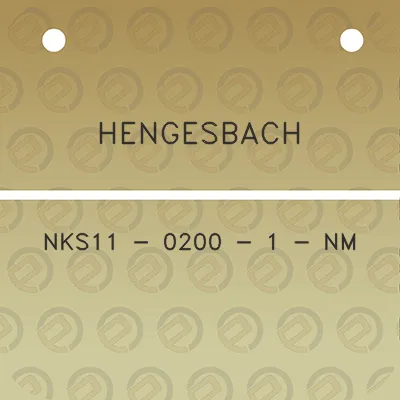 hengesbach-nks11-0200-1-nm