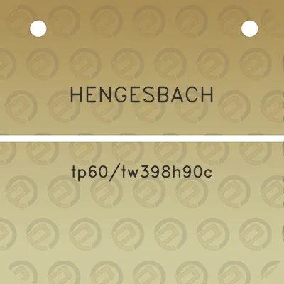 hengesbach-tp60tw398h90c