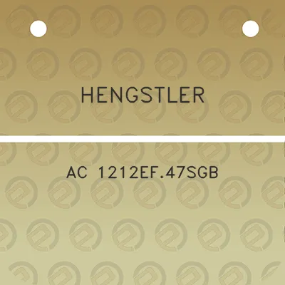 hengstler-ac-1212ef47sgb