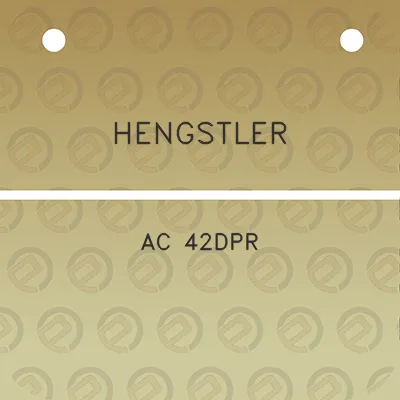 hengstler-ac-42dpr