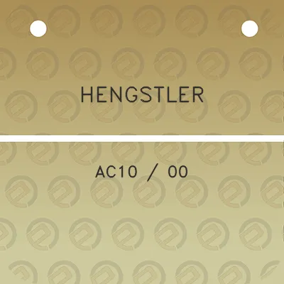 hengstler-ac10-00