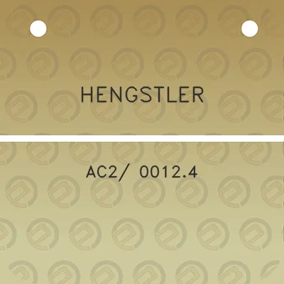 hengstler-ac2-00124