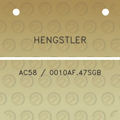 hengstler-ac58-0010af47sgb