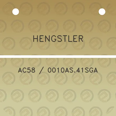 hengstler-ac58-0010as41sga