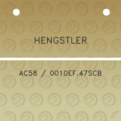 hengstler-ac58-0010ef47scb