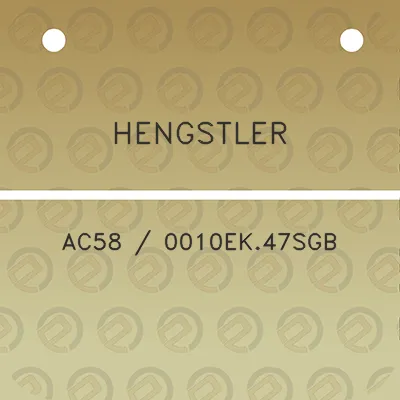 hengstler-ac58-0010ek47sgb