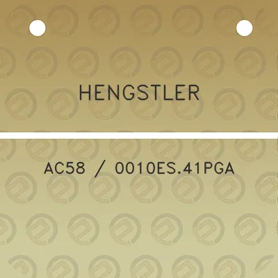 hengstler-ac58-0010es41pga