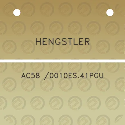 hengstler-ac58-0010es41pgu