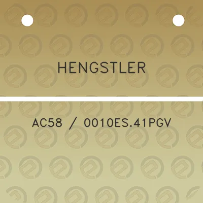 hengstler-ac58-0010es41pgv