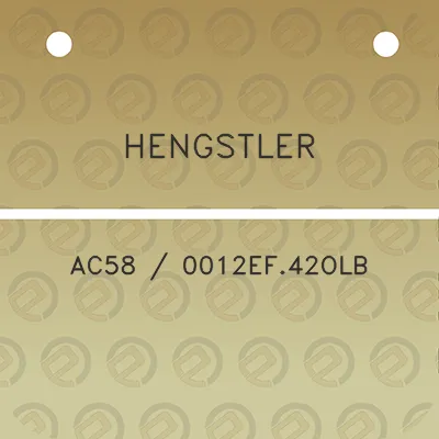 hengstler-ac58-0012ef42olb