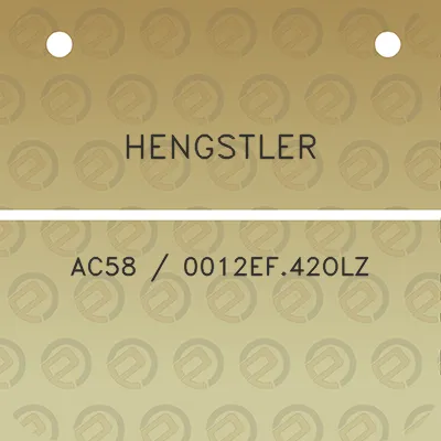 hengstler-ac58-0012ef42olz