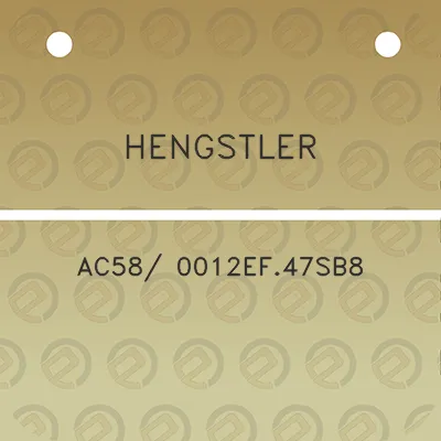 hengstler-ac58-0012ef47sb8