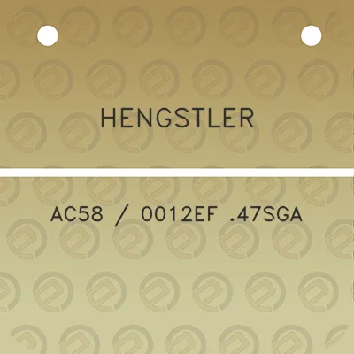 hengstler-ac58-0012ef-47sga