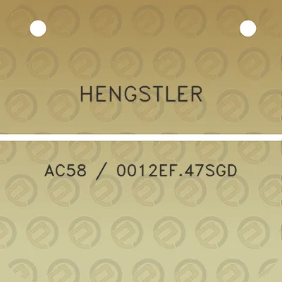 hengstler-ac58-0012ef47sgd