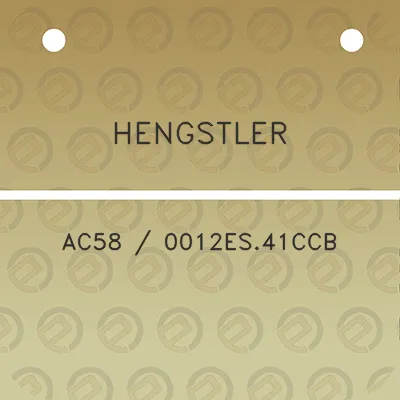 hengstler-ac58-0012es41ccb