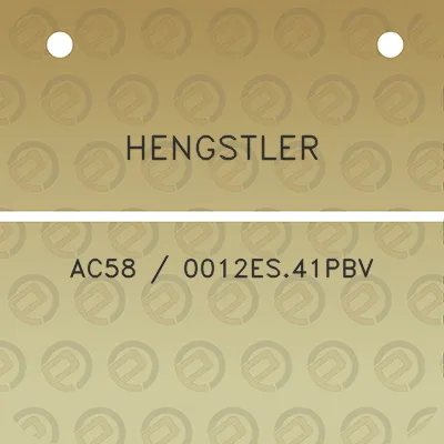 hengstler-ac58-0012es41pbv