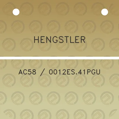 hengstler-ac58-0012es41pgu