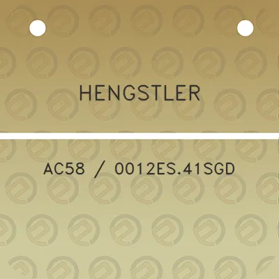 hengstler-ac58-0012es41sgd