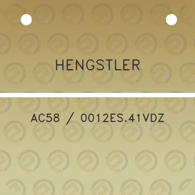 hengstler-ac58-0012es41vdz