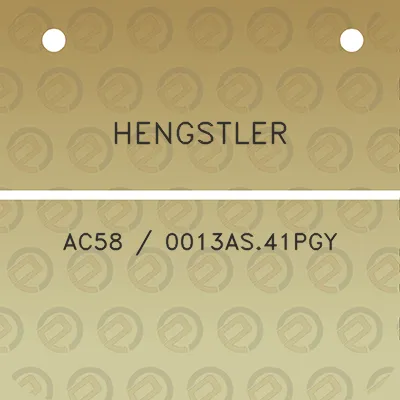 hengstler-ac58-0013as41pgy