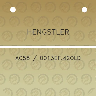 hengstler-ac58-0013ef42old