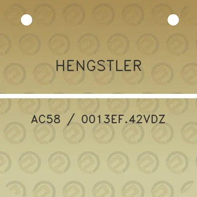 hengstler-ac58-0013ef42vdz