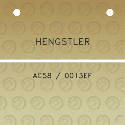 hengstler-ac58-0013ef