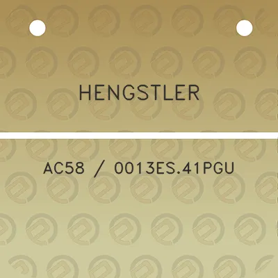 hengstler-ac58-0013es41pgu