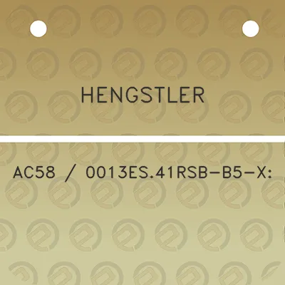 hengstler-ac58-0013es41rsb-b5-x