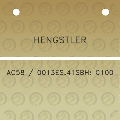 hengstler-ac58-0013es41sbh-c100