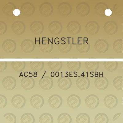 hengstler-ac58-0013es41sbh