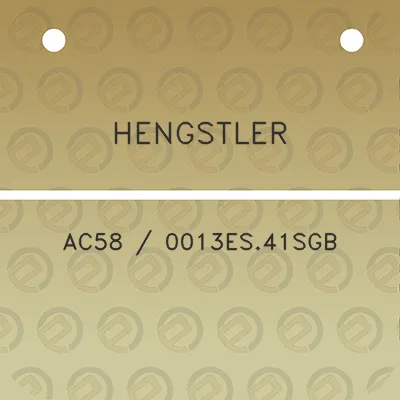 hengstler-ac58-0013es41sgb