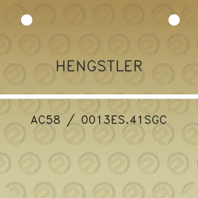 hengstler-ac58-0013es41sgc