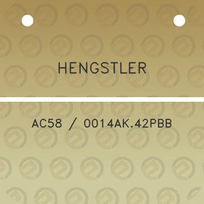 hengstler-ac58-0014ak42pbb