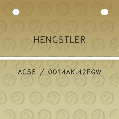 hengstler-ac58-0014ak42pgw