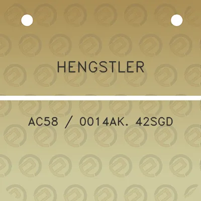 hengstler-ac58-0014ak-42sgd