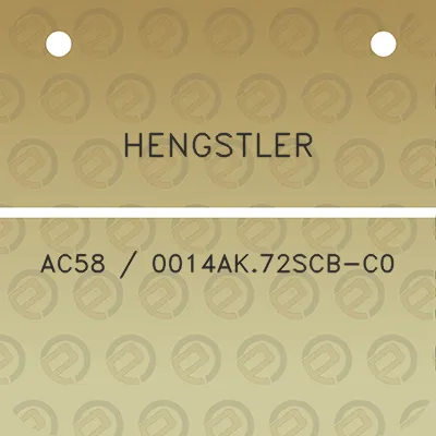 hengstler-ac58-0014ak72scb-c0