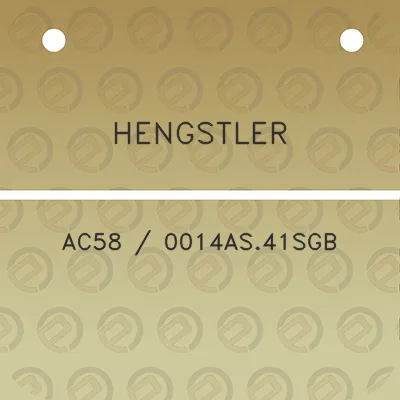 hengstler-ac58-0014as41sgb