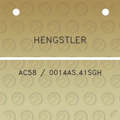 hengstler-ac58-0014as41sgh