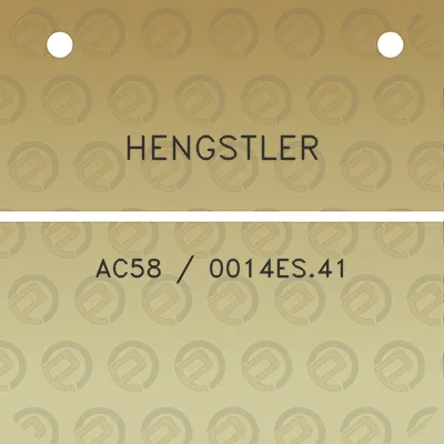 hengstler-ac58-0014es41