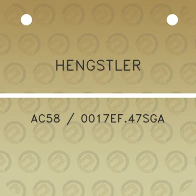 hengstler-ac58-0017ef47sga