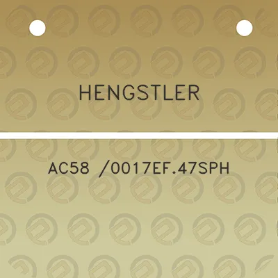 hengstler-ac58-0017ef47sph