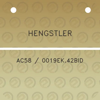 hengstler-ac58-0019ek42bid