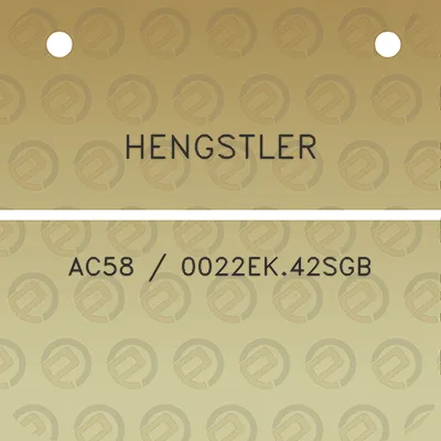 hengstler-ac58-0022ek42sgb