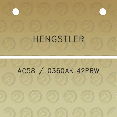 hengstler-ac58-0360ak42pbw