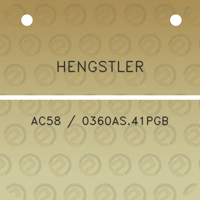 hengstler-ac58-0360as41pgb