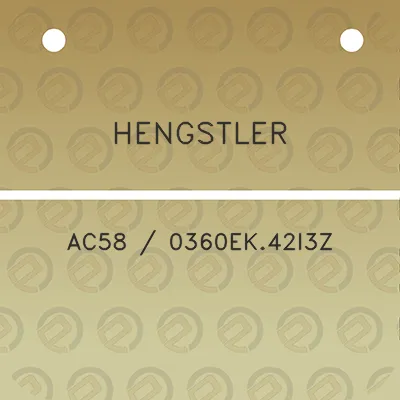 hengstler-ac58-0360ek42i3z