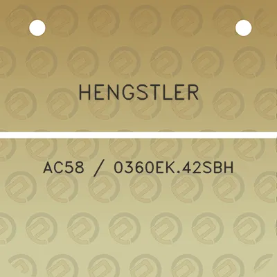 hengstler-ac58-0360ek42sbh